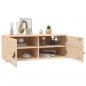 Preview: Wandschrank 80x30x30 cm Massivholz Kiefer