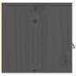 Preview: Wandschrank Grau 80x30x30 cm Massivholz Kiefer