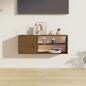 Preview: ARDEBO.de - Wandschrank Honigbraun 80x30x30 cm Massivholz Kiefer