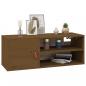 Preview: Wandschrank Honigbraun 80x30x30 cm Massivholz Kiefer