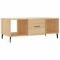 Preview: Couchtisch Sonoma-Eiche 102x50x40 cm Holzwerkstoff