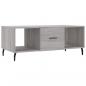 Preview: Couchtisch Grau Sonoma 102x50x40 cm Holzwerkstoff