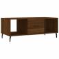 Preview: Couchtisch Braun Eichen-Optik 102x50x40 cm Holzwerkstoff