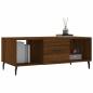 Preview: Couchtisch Braun Eichen-Optik 102x50x40 cm Holzwerkstoff