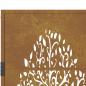 Preview: Gartentor 105x180 cm Cortenstahl Baum-Design