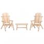 Preview: ARDEBO.de - 3-tlg. Garten-Lounge-Set Massivholz Fichte