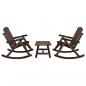 Preview: ARDEBO.de - 3-tlg. Garten-Lounge-Set Massivholz Fichte