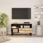 Preview: ARDEBO.de - TV-Schrank 80x33x46 cm Altholz Massiv und Holzwerkstoff