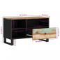 Preview: TV-Schrank 80x33x46 cm Altholz Massiv und Holzwerkstoff