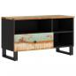 Preview: TV-Schrank 80x33x46 cm Altholz Massiv und Holzwerkstoff