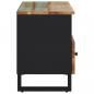 Preview: TV-Schrank 100x33x46 cm Altholz Massiv und Holzwerkstoff