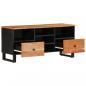 Preview: TV-Schrank 100x33x46 cm Massivholz Akazie und Holzwerkstoff