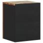 Preview: Bad-Wandschrank 38x33x48 cm Altholz Massiv