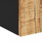 Preview: Bad-Wandschrank 38x33x48 cm Massivholz Mango