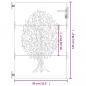 Preview: Gartentor 85x125 cm Cortenstahl Baum-Design