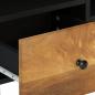 Preview: TV-Schrank 100x33x46 cm Massivholz Mango und Holzwerkstoff