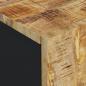 Preview: Waschbeckenunterschrank Massivholz Mango und Holzwerkstoff