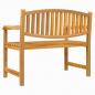 Preview: Gartenbank 114x59x87 cm Massivholz Teak