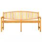 Preview: Gartenbank 179,5x60x90 cm Massivholz Teak