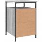 Preview: Nachttisch Grau Sonoma 40x42x60 cm Holzwerkstoff