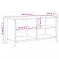 Preview: TV-Schrank Braun Eichen-Optik 100x40x50 cm Holzwerkstoff