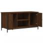 Preview: TV-Schrank Braun Eichen-Optik 100x40x50 cm Holzwerkstoff