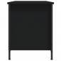 Preview: TV-Schrank Schwarz 100x40x50 cm Holzwerkstoff