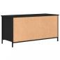 Preview: TV-Schrank Schwarz 100x40x50 cm Holzwerkstoff