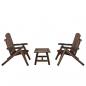 Preview: ARDEBO.de - 3-tlg. Garten-Lounge-Set Massivholz Fichte