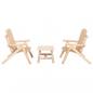 Preview: ARDEBO.de - 3-tlg. Garten-Lounge-Set Massivholz Fichte