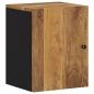 Preview: Bad-Wandschrank 38x33x48 cm Massivholz Mango