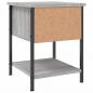 Preview: Nachttisch Grau Sonoma 34x35,5x45 cm Holzwerkstoff