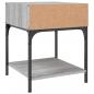 Preview: Nachttisch Grau Sonoma 40x41x50 cm Holzwerkstoff