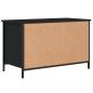 Preview: TV-Schrank Schwarz 80x40x50 cm Holzwerkstoff