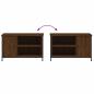 Preview: TV-Schrank Braun Eichen-Optik 80x40x50 cm Holzwerkstoff