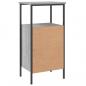 Preview: Nachttisch Grau Sonoma-Eiche 41x31x80 cm Holzwerkstoff