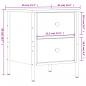 Preview: Nachttisch Grau Sonoma-Eiche 40x42x50 cm Holzwerkstoff