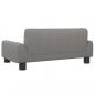 Preview: Hundebett Grau 70x45x30 cm Kunstleder