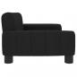 Preview: Hundebett Schwarz 70x45x30 cm Stoff