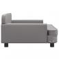 Preview: Hundebett Grau 90x53x30 cm Kunstleder