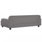 Preview: Hundebett Grau 90x53x30 cm Kunstleder