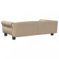 Preview: Hundebett Cappuccino-Braun 95x55x30 cm Kunstleder