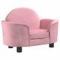 Preview: Hundebett Rosa 66x40x45 cm Samt