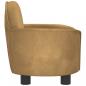 Preview: Hundebett Braun 66x40x45 cm Samt