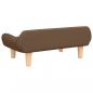 Preview: Hundebett Braun 70x40x24 cm Stoff