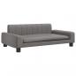 Preview: Hundebett Grau 90x53x30 cm Kunstleder