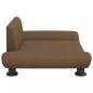 Preview: Hundebett Braun 70x45x28 cm Stoff