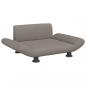 Preview: Hundebett Taupe 70x45x28 cm Stoff