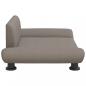 Preview: Hundebett Taupe 70x45x28 cm Stoff