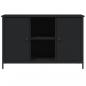 Preview: TV-Schrank Schwarz 100x35x65 cm Holzwerkstoff